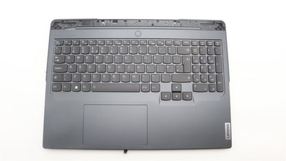 Lenovo Legion 5 16ARX8 Palmrest Cover Touchpad Keyboard UK Onyx Grey 5CB1L54655