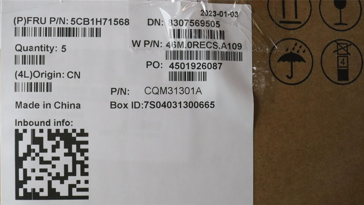 Lenovo Upper Case ASM_SPA W 82R9 CG 5CB1H71568