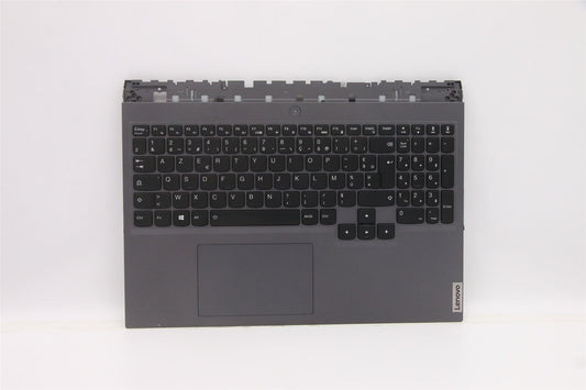 Lenovo 5 16ITH6 Palmrest Cover Touchpad Keyboard French Slate Grey 5CB1D09626