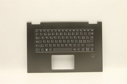 Lenovo Yoga 730-15IWL Keyboard Palmrest Top Cover Swiss Black 5CB0T04943