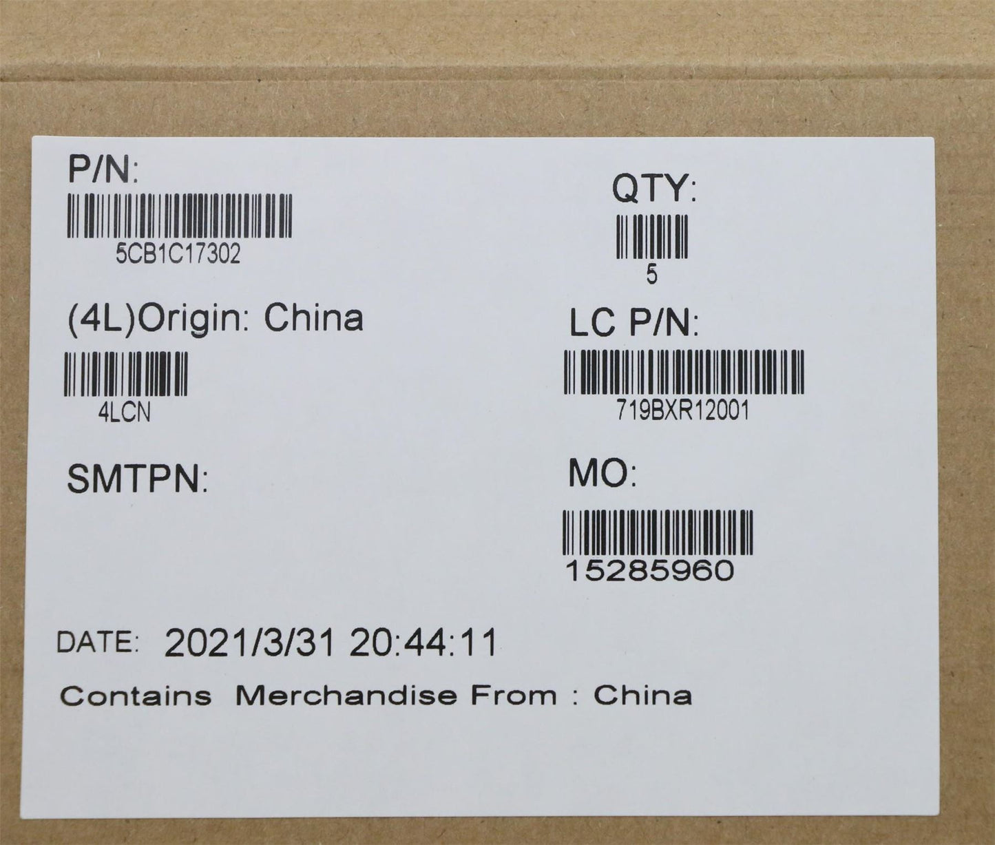 Lenovo Legion 7-16ACHg6 Strip Cover Grey 5CB1C17302