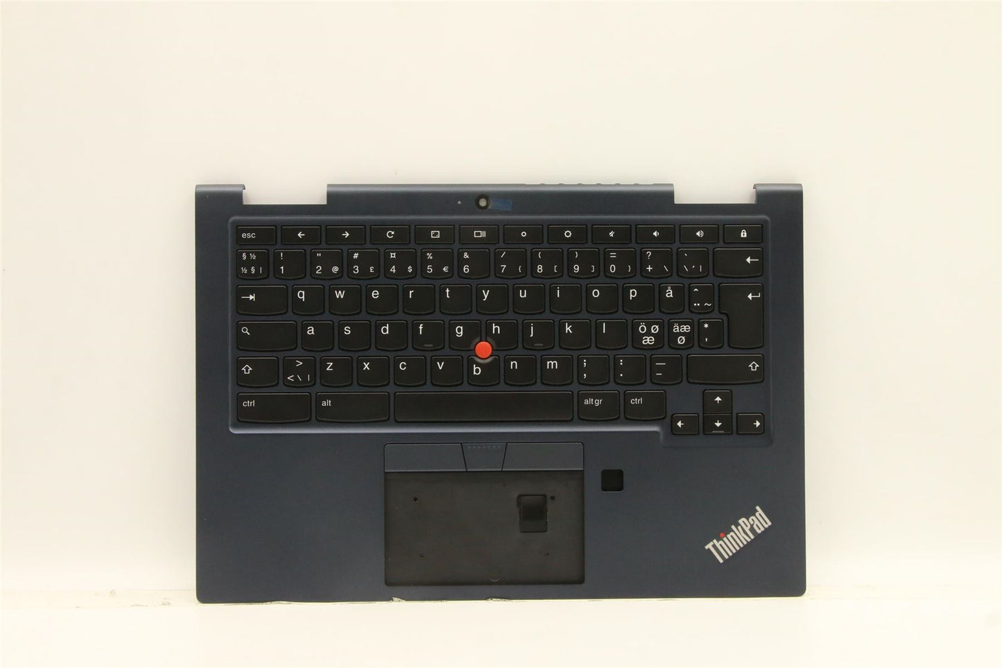 Lenovo Yoga C13 Gen 1 Palmrest Cover Keyboard Nordic Blue 5M10Z54486