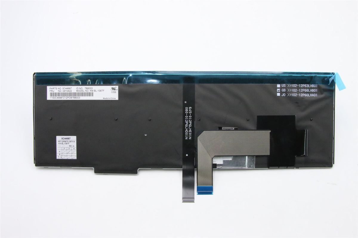 Lenovo ThinkPad T540p W540 T550 W550s W541 T560 P50s Keyboard Turkish 04Y2500