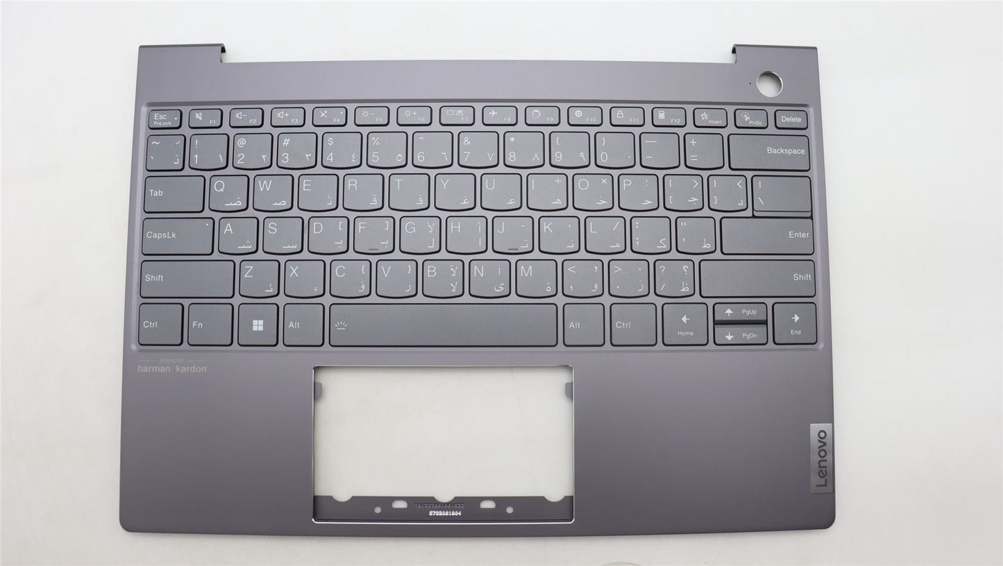 Lenovo ThinkBook 13x G2 IAP Palmrest Cover Touchpad Keyboard Arabic 5CB1H24715