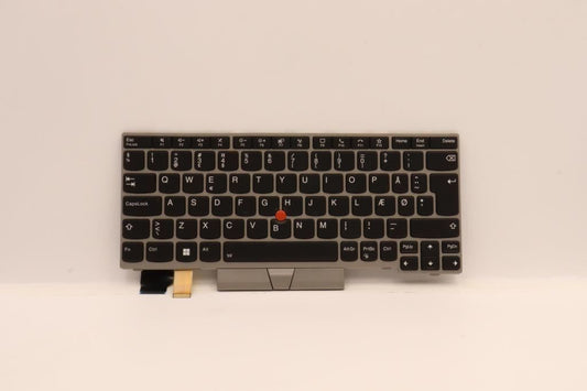 Lenovo ThinkPad L13 2 Keyboard Danish Silver Backlit 5N20V43480