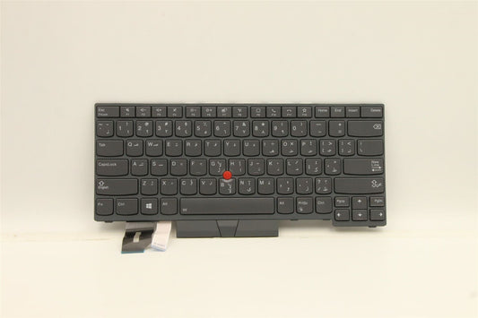 Lenovo ThinkPad T14 Gen 2 P14s Gen 2 Keyboard Arabic Grey Backlit 5N21B08345