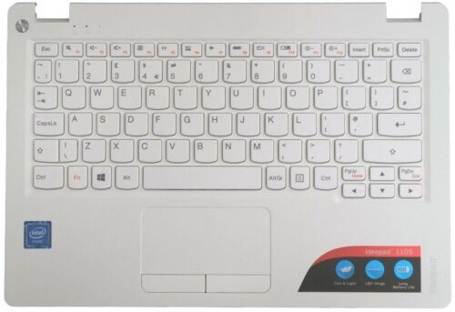 Lenovo IdeaPad 110S-11IBR Keyboard Palmrest Top Cover UK White 5CB0M53711