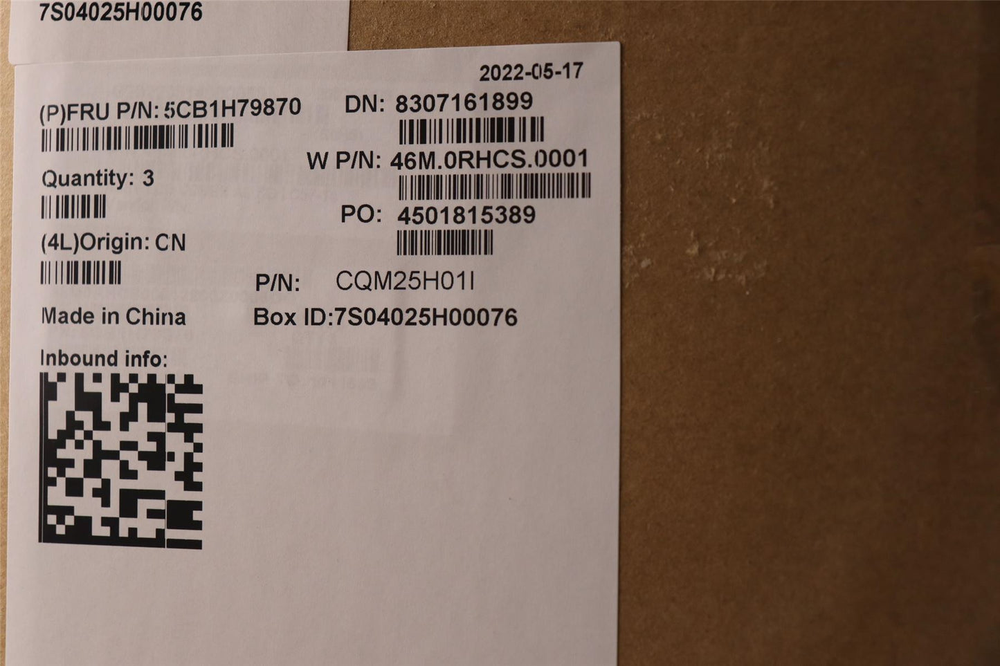 Lenovo Flex 5 14IAU7 LCD Cover Rear Back Housing Black 5CB1H79870
