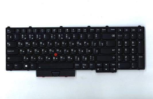 Lenovo ThinkPad P51 P71 Keyboard Russain Black Backlit 01HW223