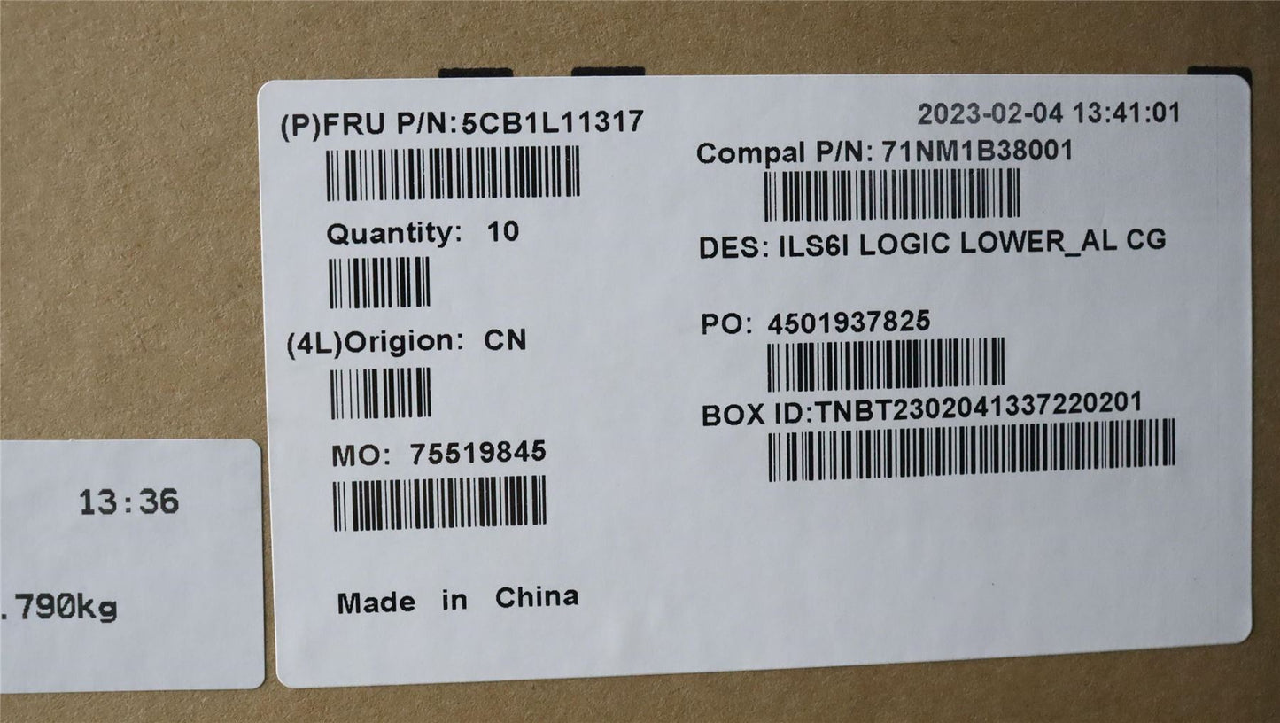 Lenovo Lower Case C 82XF AL CG 5CB1L11317