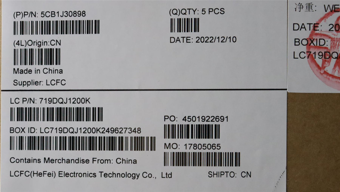 Lenovo Upper Case ASM_SLV L82UH FP BL 5CB1J30898