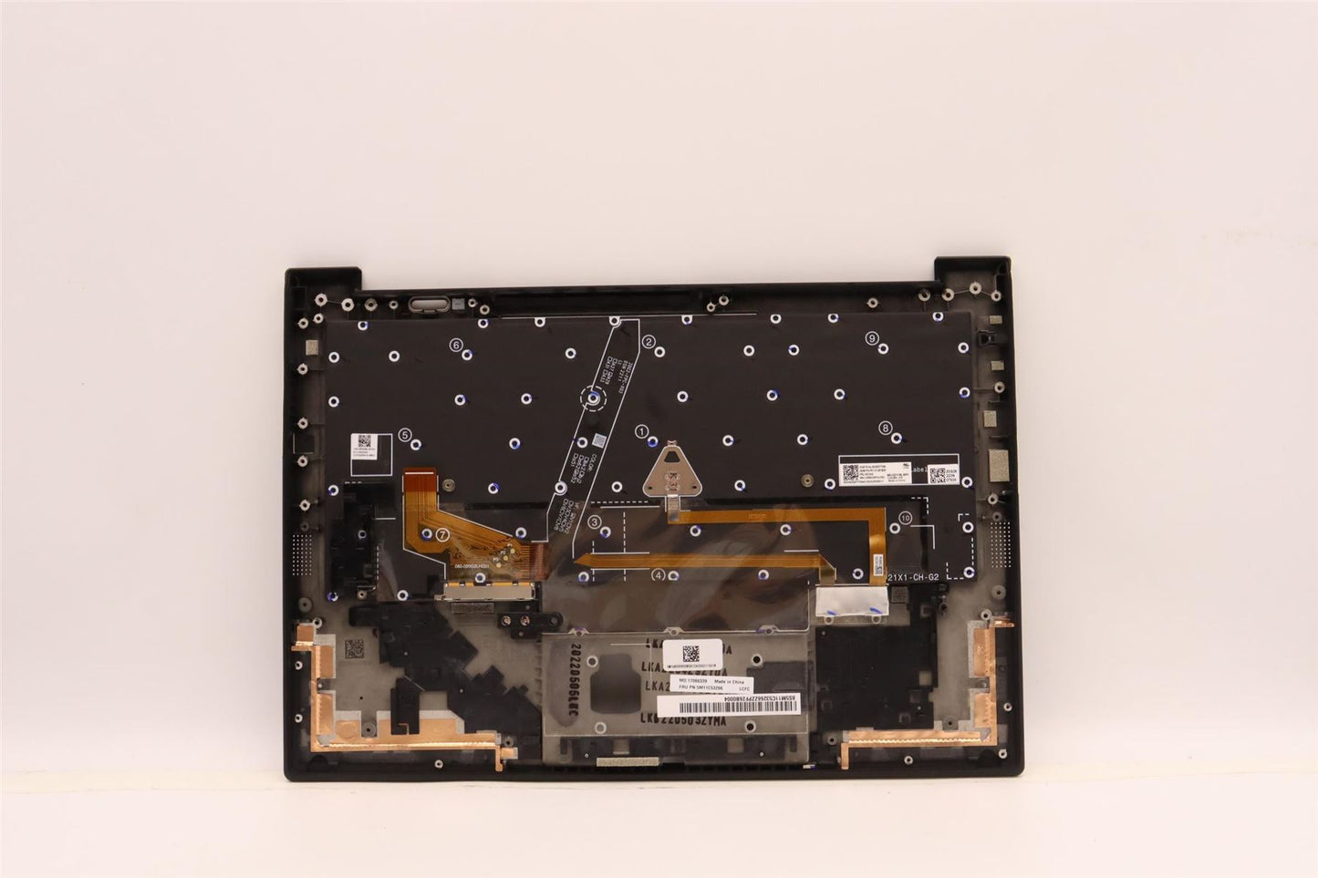 Lenovo ThinkPad X1 9th Gen Keyboard Palmrest Top Cover Portuguese 5M11C53266