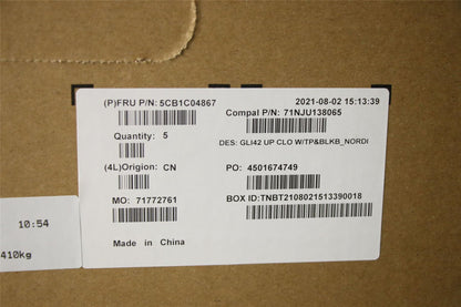 Lenovo IdeaPad 5 14ITL6 5 14ACN6 Palmrest Cover Touchpad Keyboard 5CB1C04867