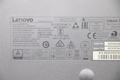 Lenovo ThinkPad T14 Gen 3 X13 Gen 3 T16 Gen 1 Wireless Keyboard Black 03X7356