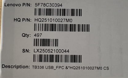 Lenovo TB336 USB_FPC &*HQ251010027M0 CS USB FPC Board 5F78C30394