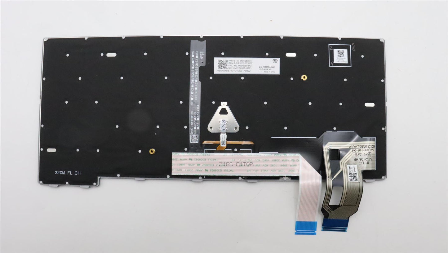 Lenovo ThinkPad T14 Gen 4 T14 Gen 3 P14s Gen 4 P14s Gen 3 Keyboard 5N21D68350