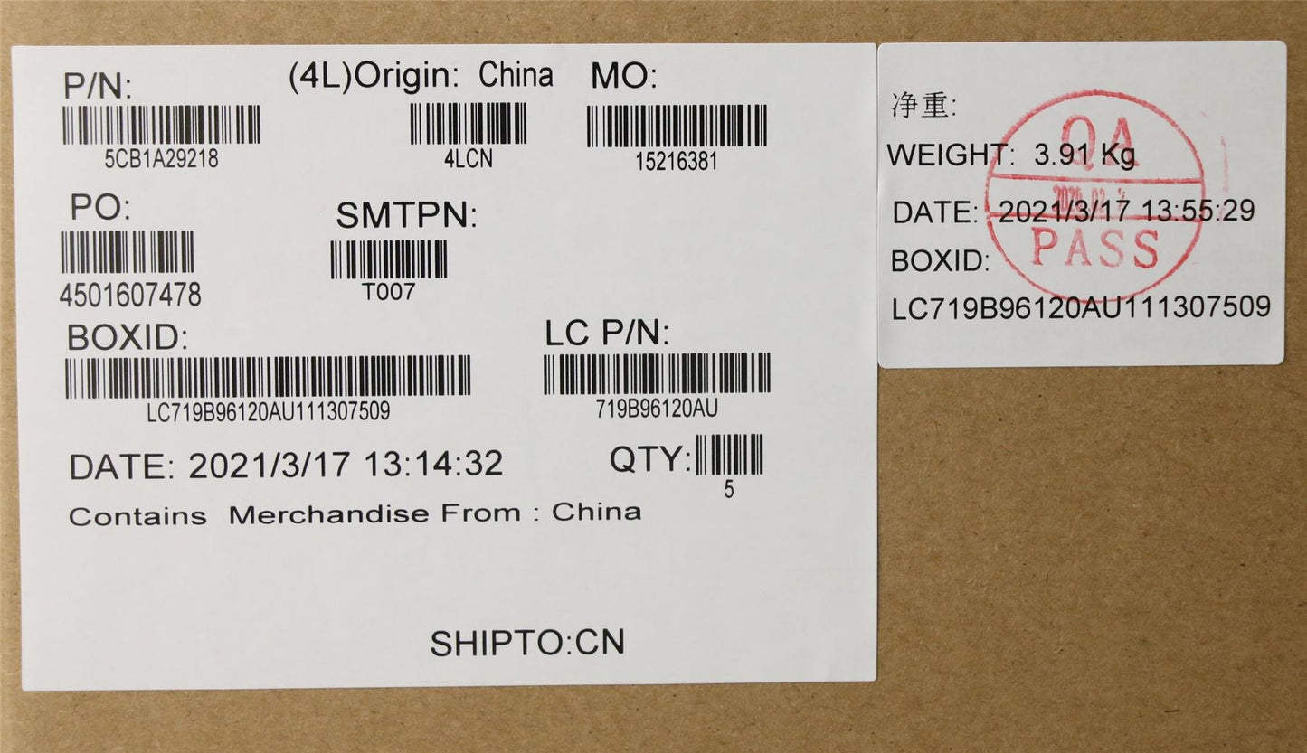 Lenovo Upper Case ASM_ENGL81YQBLFPGGML 5CB1A29218