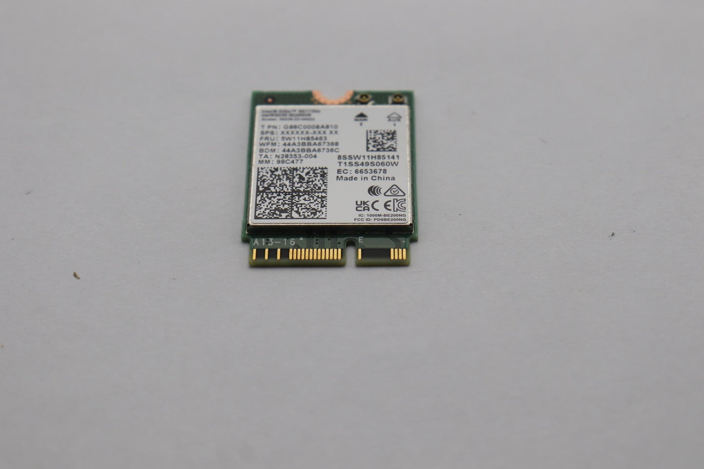 Lenovo WIRELESS Wireless,WLAN,INT,BE200 Kil WiFi WLAN Board 5W11H85463