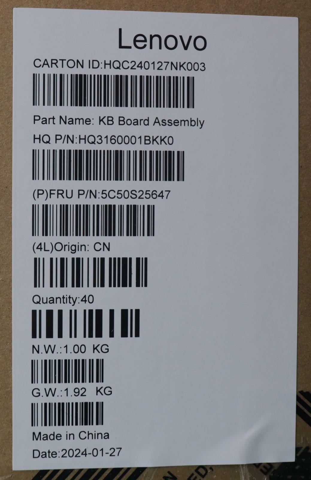 Lenovo USB Board H 83DR 5C50S25647