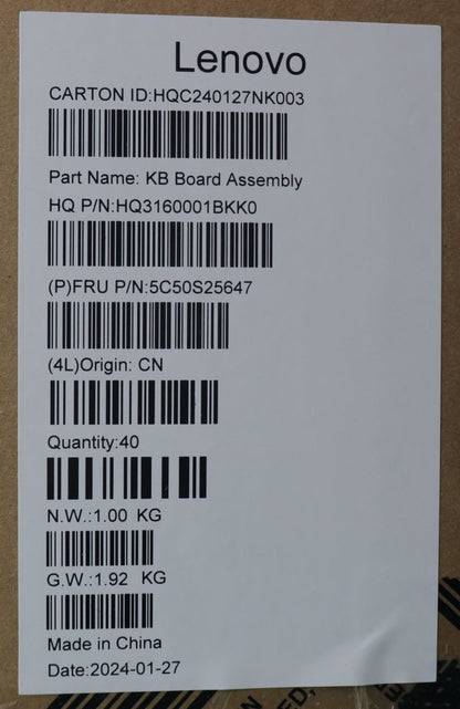 Lenovo USB Board H 83DR 5C50S25647