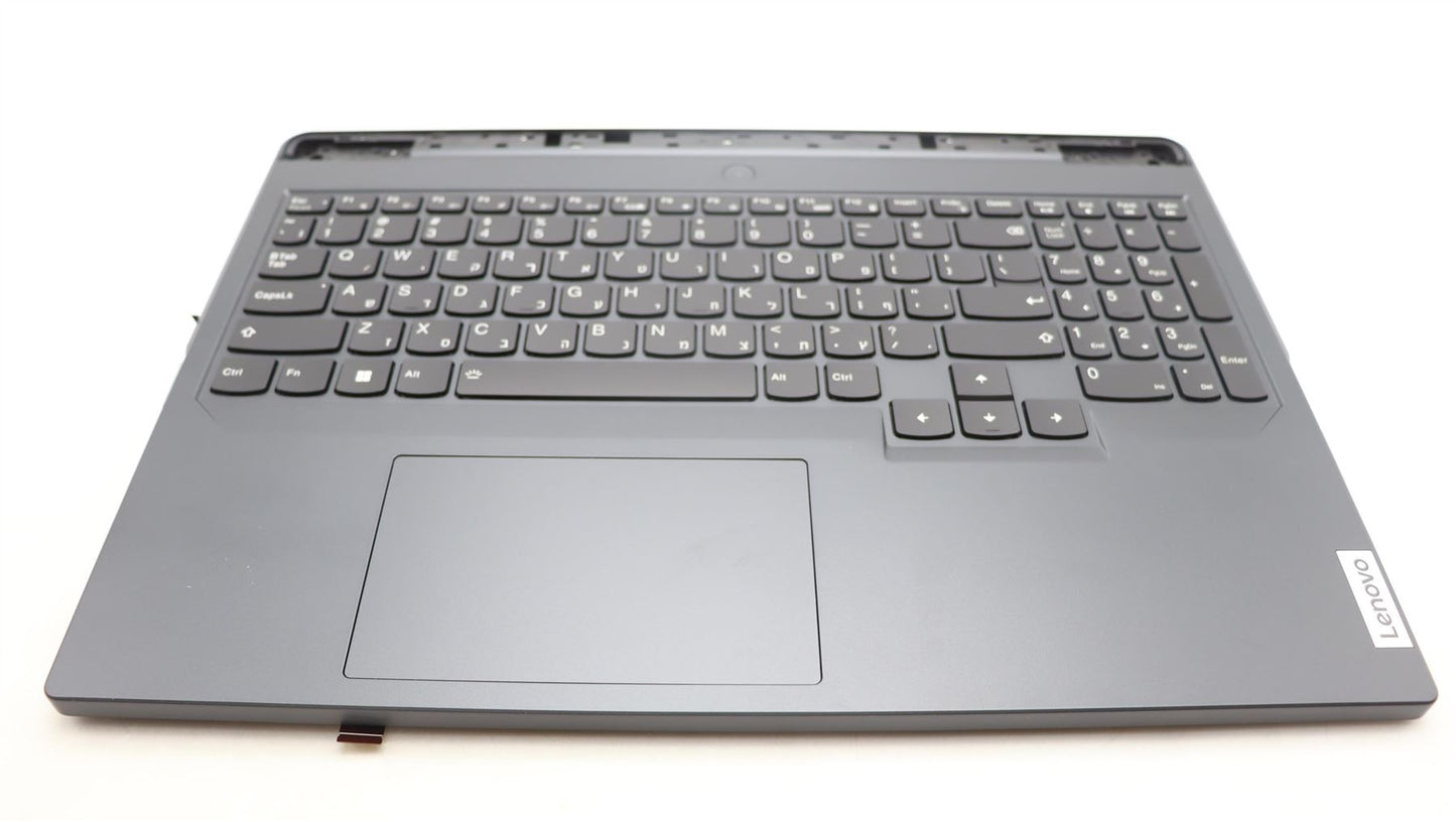 Lenovo Legion 5 16ARX8 Palmrest Cover Touchpad Keyboard Hebrew 5CB1L54629