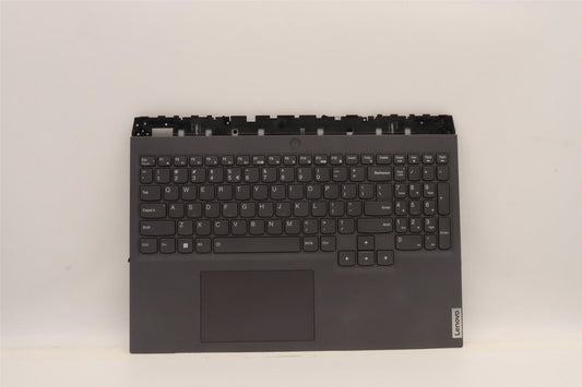 Lenovo 5 16ARH7H Palmrest Cover Touchpad Keyboard US Euro Storm Grey 5CB1H71047