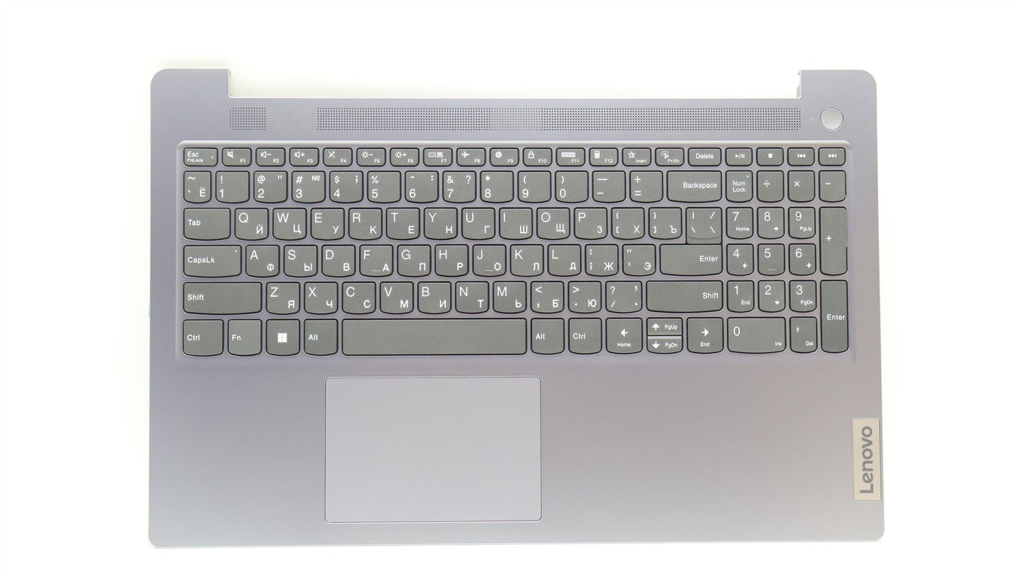 Lenovo IdeaPad 3 15AMN8 Palmrest Cover Touchpad Keyboard Russian 5CB1L27543