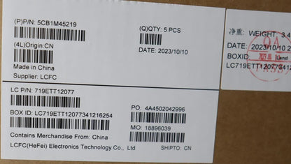 Lenovo IdeaPad 3 16IAH8 Palmrest Cover Touchpad Keyboard Nordic 5CB1M45219