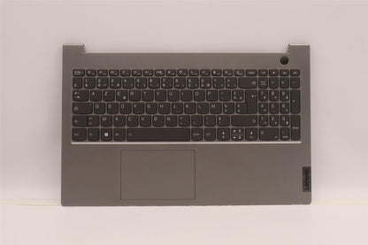 Lenovo ThinkBook 15 G4 IAP Keyboard Palmrest Top Cover French Grey 5CB1J09214