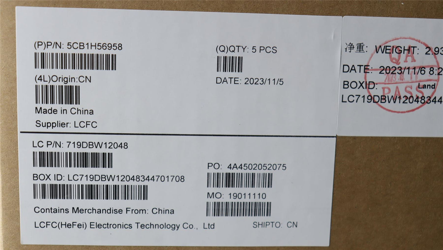 Lenovo IdeaPad 3 14IAU7 Palmrest Cover Touchpad Keyboard Bulgarian 5CB1H56958