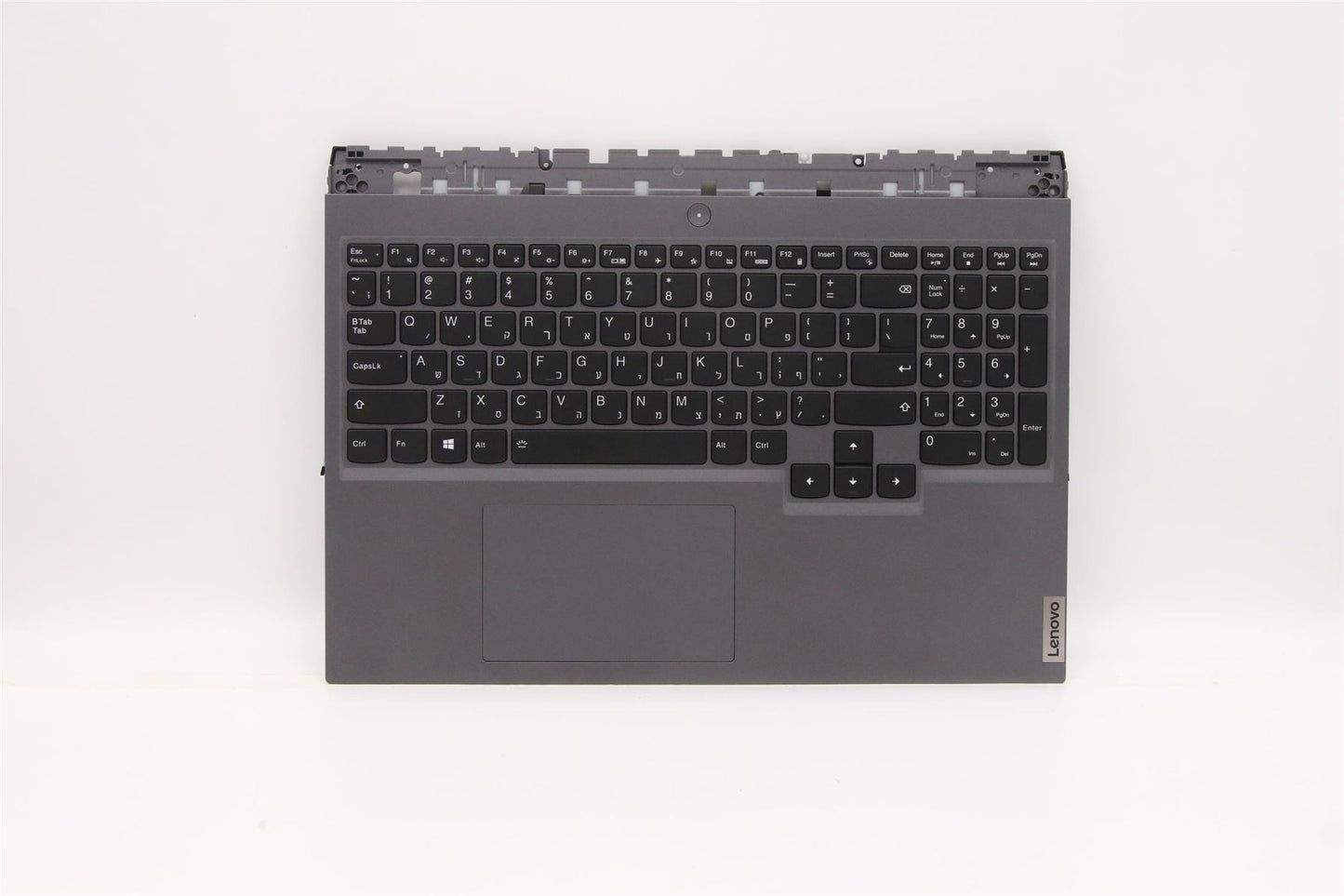 Lenovo 5 16ITH6H Palmrest Cover Touchpad Keyboard Hebrew Slate Grey 5CB1D05240
