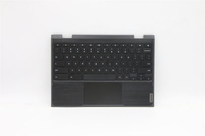 Lenovo Chromebook 300e 2nd Keyboard Palmrest Top Cover US Black 5CB1D01540