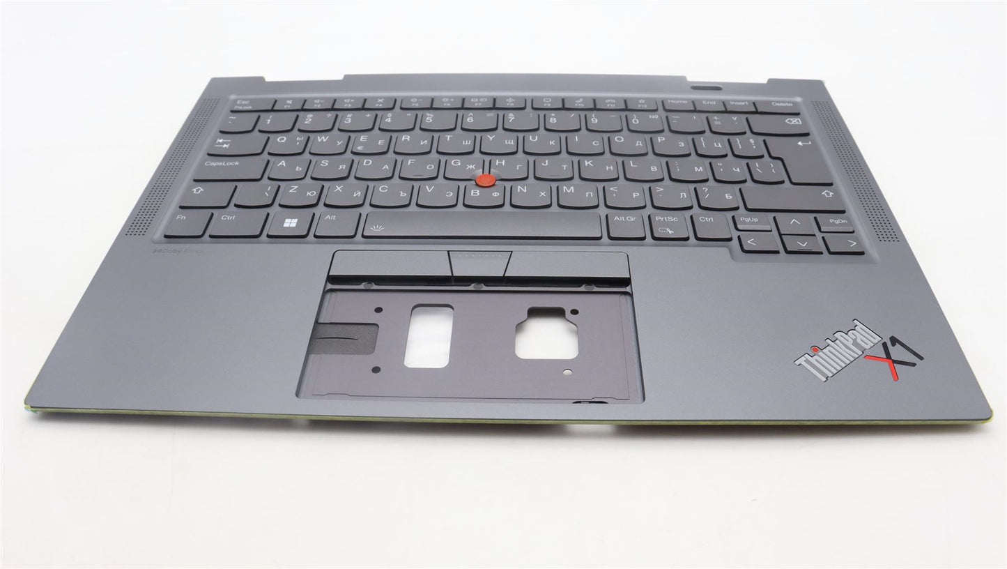 Lenovo ThinkPad X1 8th Gen Keyboard Palmrest Top Cover Bulgarian Grey 5M11H62382