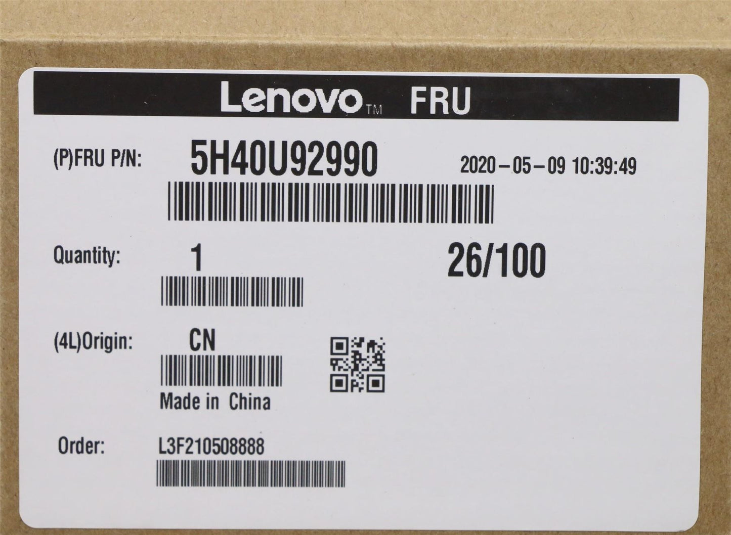 Lenovo 5H40U92990 M2 2280 SSD HS,TSL