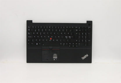 Lenovo ThinkPad E15 Gen 2 Palmrest Cover Keyboard Nordic Black 5M10W64596