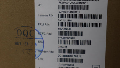 Lenovo NDA-V KBD,LBL-1,PMX,ENG 5N21J12536