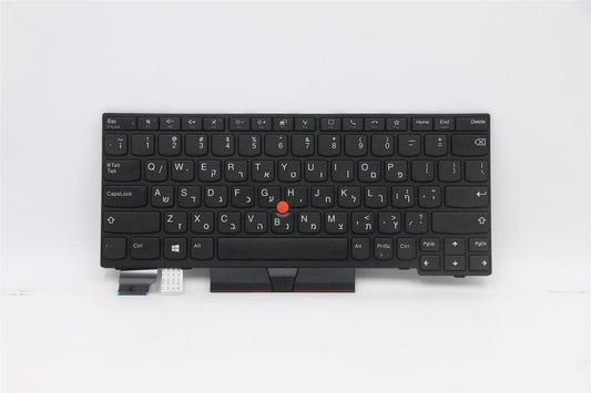 Lenovo ThinkPad L13 2 X13 Keyboard Hebrew Black 5N20V43158