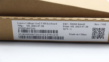 Lenovo USB Calliope KB BK GRE 5D50U84449