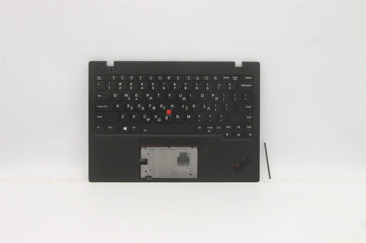 Lenovo ThinkPad X1 Gen 1 Keyboard Palmrest Top Cover Greek Black 5M11B38395