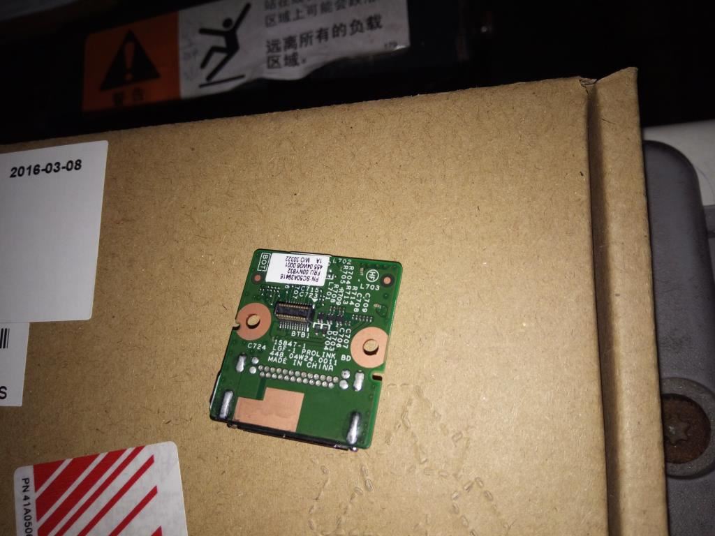 Lenovo Pro CTRG ProLink conn Board 00NY832