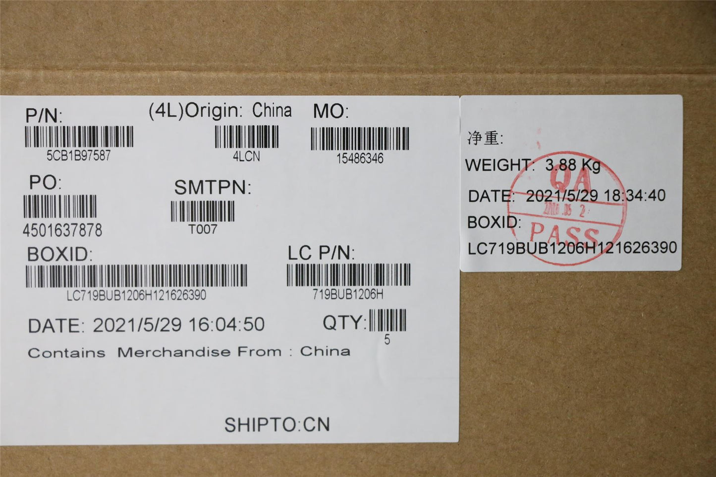 Lenovo Upper Case ASM_KOR L82H9 NFPA/GUMA 5CB1B97587
