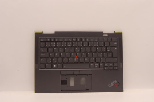 Lenovo ThinkPad X1 7th Gen Keyboard Palmrest Top Cover Grey 5M11H45759
