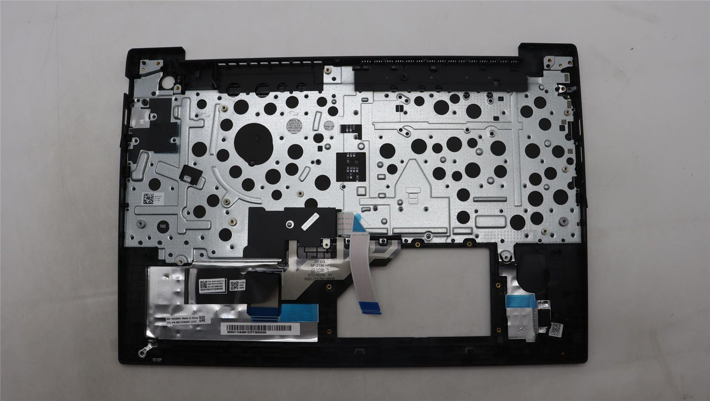 Lenovo ThinkPad E16 Gen 1 Palmrest Cover Keyboard Belgian Black 5M11H94861