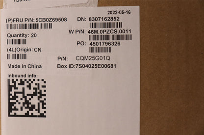 Lenovo FRU COVER D COVER, ASM, CF, Golem 5CB0Z69508