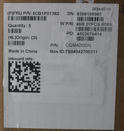 Lenovo ThinkBook 16 G6 IRL Palmrest Cover Touchpad Keyboard Spanish 5CB1P01382
