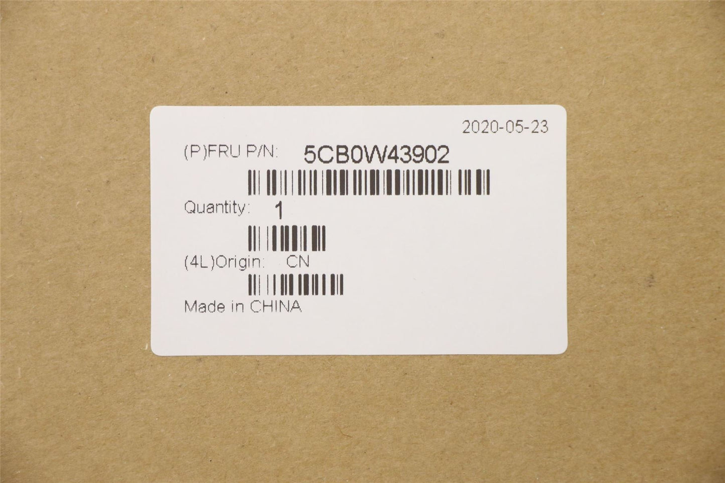Lenovo LCD Cover W 81VS FO W/Tape*2 5CB0W43902