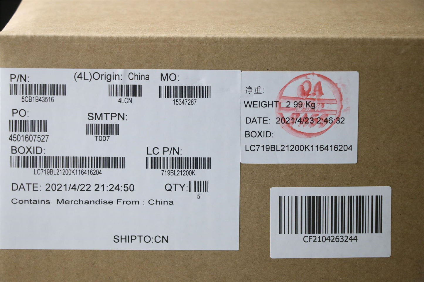 Lenovo Upper Case ASM_KOR L82LA LIG_SR 5CB1B43516
