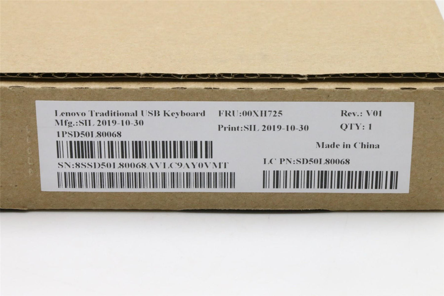 Lenovo USB TRDTNL KB BK 179 TUR 00XH725