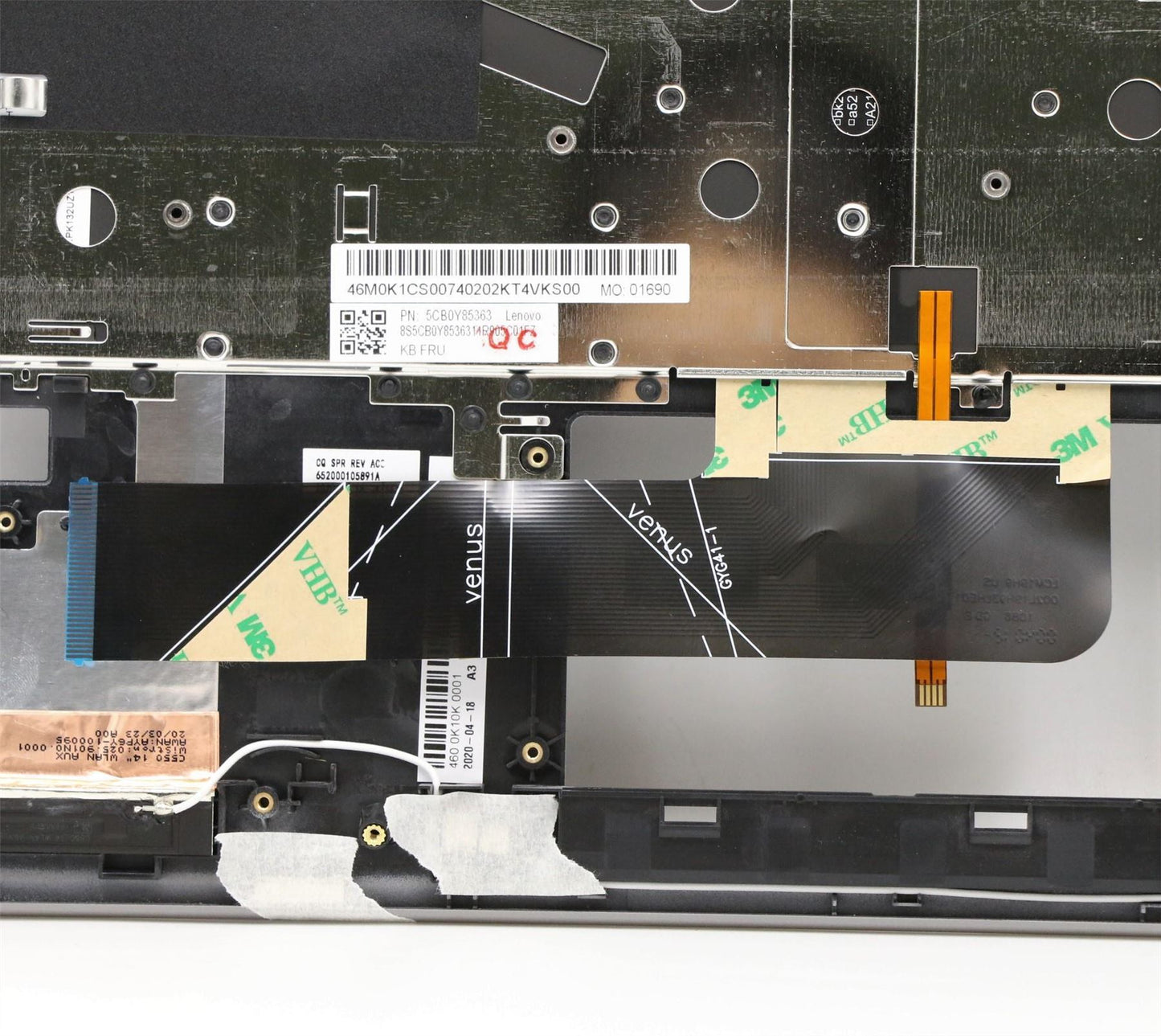 Lenovo Upper Case ASM_US W 81X1 PG 5CB0Y85363