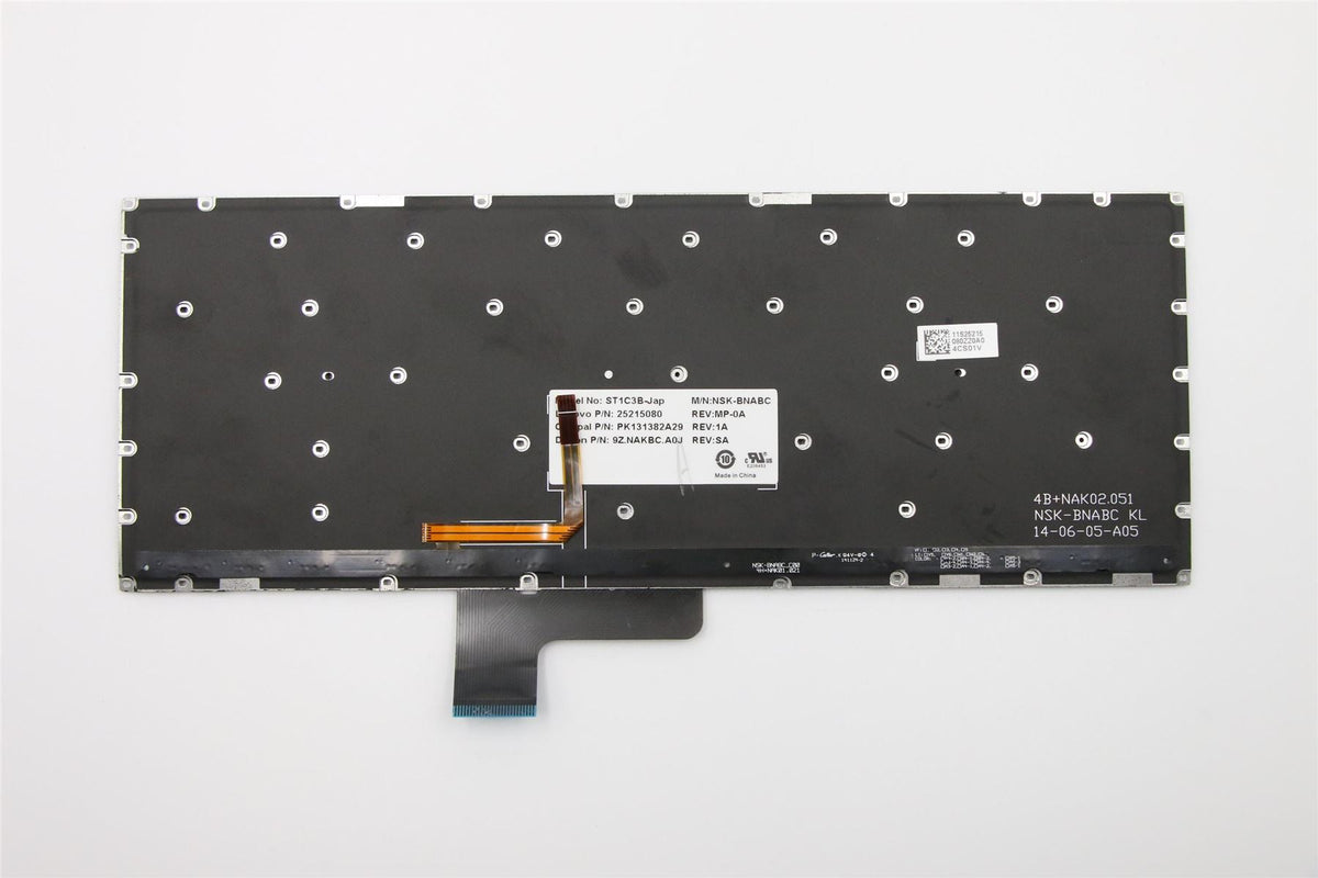Lenovo JAP-ST1C3B-DF-BlkKeyBacklight-KBD Japanese Keyboard 25215080